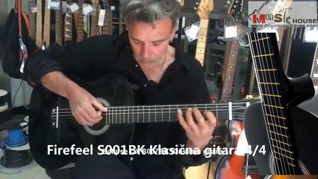 Firefeel S001BK Klasična gitara 4 4 www mix musichous 0 смотреть онлайн