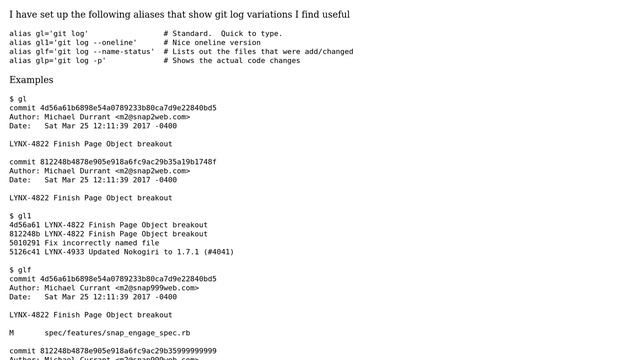 Unix & Linux: What git log commands can I use to review my history in brief vs. detailed form? смотреть онлайн
