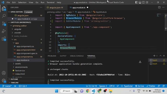 PrimeNG Editor and its Customization - Angular смотреть онлайн