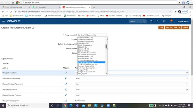 How to Setup Procurement BU in Oracle Cloud Application Fusion смотреть онлайн