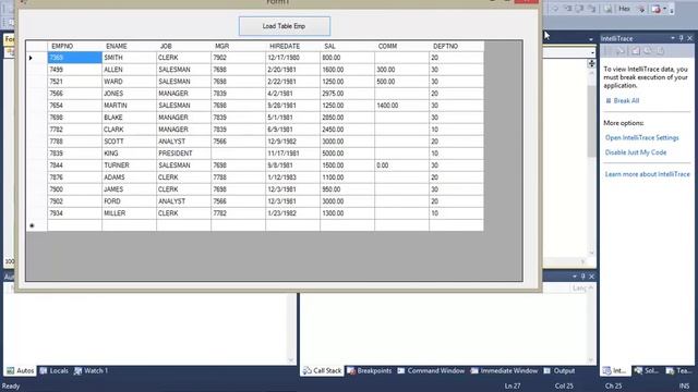 Connecting C# with Oracle 11g смотреть онлайн