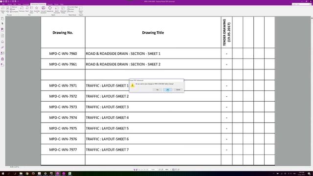 Excel PDF Drawing List смотреть онлайн