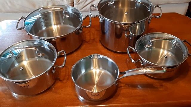 Sada Hrnců Tefal Duetto+ , Sada Kastrolů Tefal Duetto , Nerez , Indukce VIEW