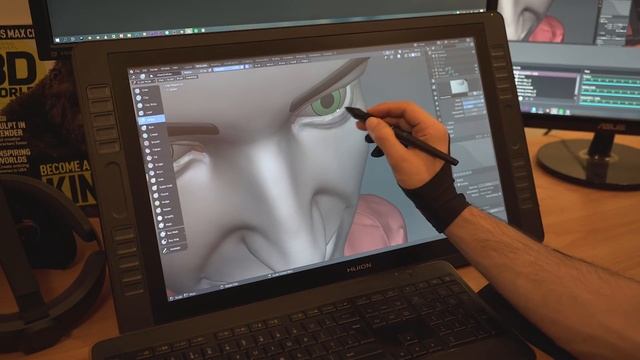 Sculpting Joker Digitally (2019) - Blender 3D Timelapse смотреть онлайн
