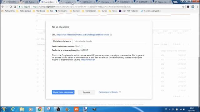 COMO SOLUCIONAR ERROR HTTP 404 Wordpress PAGINA NO ENCONTRADA ESPAÑOL смотреть онлайн