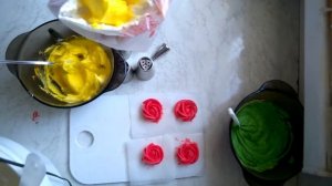 ЦВЕТЫ ИЗ КРЕМА + НОВЫЙ КРЕМ (не БЕЛКОВЫЙ, не МАСЛЯНЫЙ)