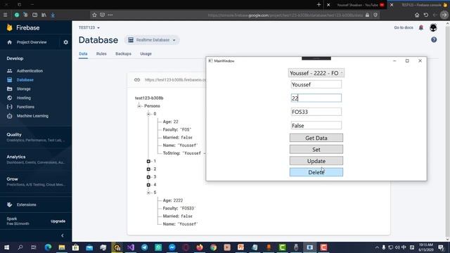 Firebase using FireSharp with C# & WPF Session3 | Update, Delete and Listener смотреть онлайн