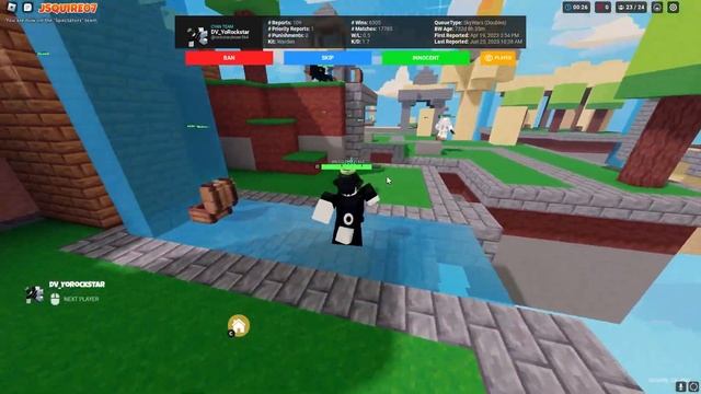 I Got AC Mod! Roblox BedWars смотреть онлайн
