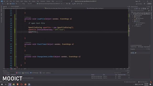 C# Projects - Load and Read Text File Line by Line in Windows Form and Visual Studio смотреть онлайн