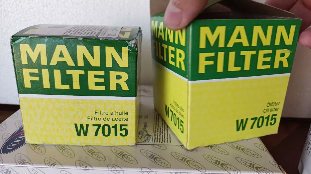 фильтр Mann W7015 оригинал или нет? смотреть онлайн