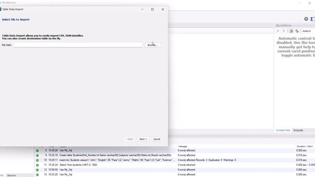 Importing File from Excel to SQL смотреть онлайн