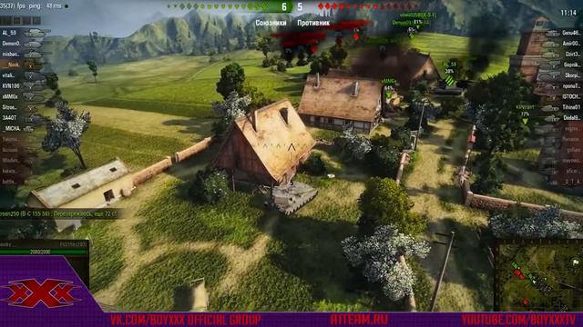 Как играют статисты FV215b (183) 14500 ДМГ Максимальный урон ЗА ВСЮ ИСТОРИЮ! World of Tanks смотреть онлайн