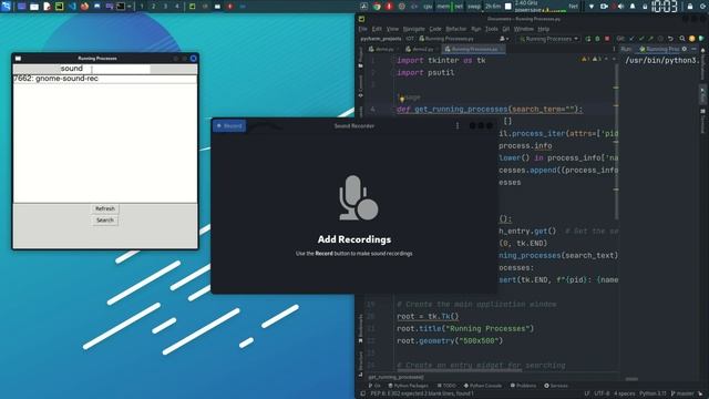Python GUI Application || Monitor and Manage Running Processes смотреть онлайн