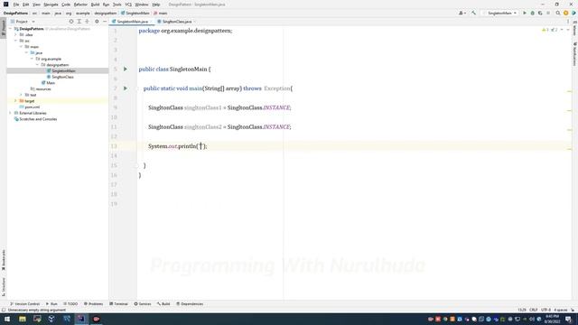 Java Singleton Design pattern with ENUM | Java Programming смотреть онлайн