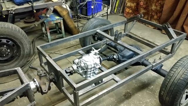 Вездеход этапы сборки. Рама + крепление мостов смотреть онлайн