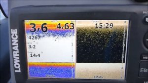 Судак на эхолоте