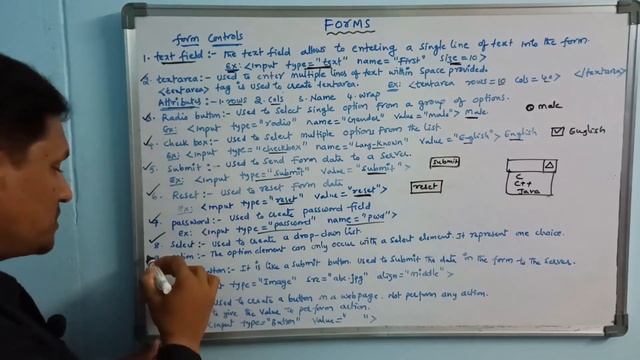 Forms in HTML (TEXT,TEXTAREA,RADIO,CHECKBOX,SELECT,PASSWORD,SUBMIT,RESET) | HTML | CLASS-19 | Telug смотреть онлайн