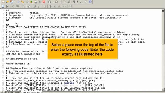 Joomla! Tutorial #63: How to Secure Your Joomla! Installation's PHP Settings Using FTP смотреть онлайн