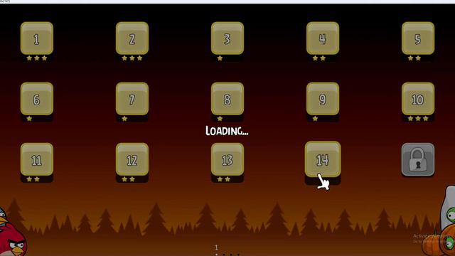 Angry Birds Seasons PC Trick or Treat Levels 11-15 смотреть онлайн