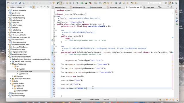 Part 1 - JavaBean using Expression Language | JSP (Java Server Pages) Certification Training| Uplat смотреть онлайн