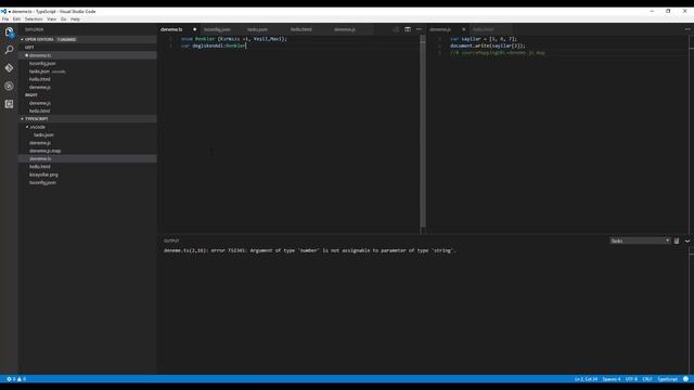 TypeScript 3 - Değişkenler, Enum, Fonksiyon, Class, Interface смотреть онлайн