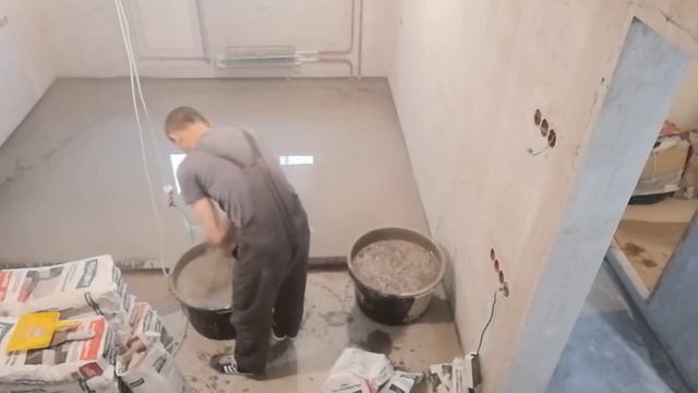 Наливной пол #БатяSтрой смотреть онлайн