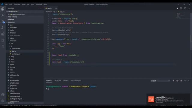 Laravel 8 Admin Panel with Roles and Permission - Part 14 Installing SweetAlert смотреть онлайн