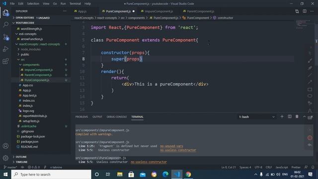 pure components in react.js | pure components vs regular components | react.js important concepts смотреть онлайн