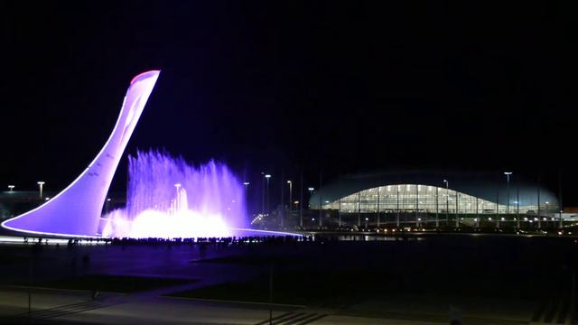 Фонтан “Чаша Олимпийского Огня” в Олимпийском парке, классика смотреть онлайн