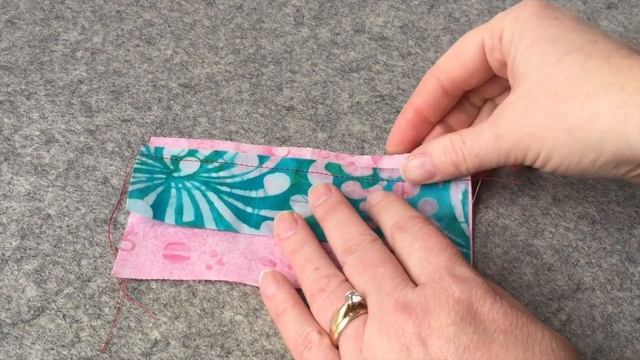 How to stitch a modern pojagi seam the easy way смотреть онлайн