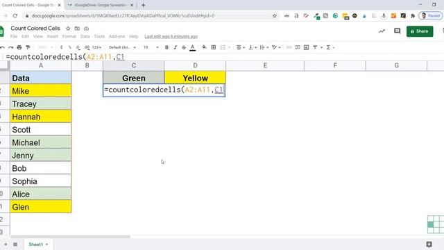Count Cells Based on Color in Google Sheets (Easy Formula) смотреть онлайн