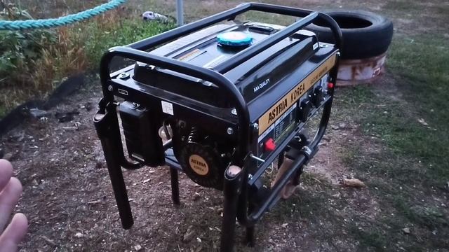 Почему бензогенератор не тянет нагрузку. Причина банальная... смотреть онлайн