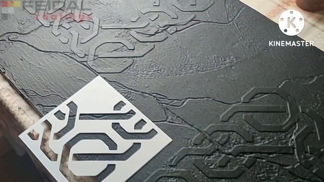 Финишная шпаклевка и трафареты, как своими руками украшать стены! смотреть онлайн