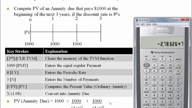 BA II Plus - Texas Instruments - Calculator Tutorial смотреть онлайн