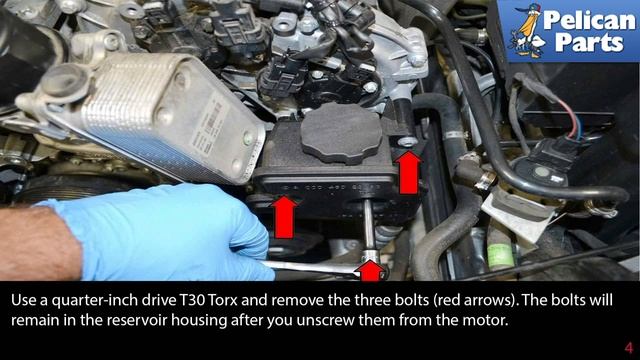 Mercedes-Benz W204 C-Class Power Steering Reservoir Replacement смотреть онлайн