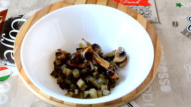 Салаты с Маринованными Огурцами