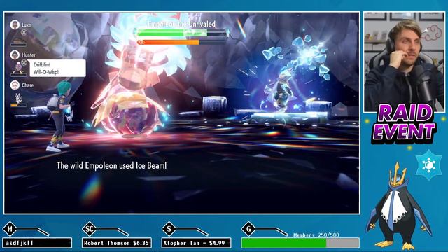 LIVE! SOLO 7 STAR EMPOLEON TERA RAID EVENT in Pokemon Scarlet and Violet DLC смотреть онлайн