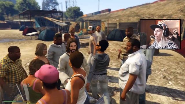 МОД НА ИИСУСА в GTA 5! ПОМОГАЕМ ЛЮДЯМ И ИСТРЕБЛЯЕМ ДЕМОНОВ! МОДЫ ГТА 5 смотреть онлайн