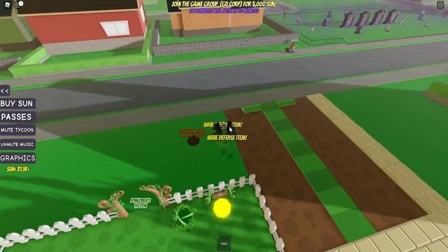 ЗОМБИ ПРОТИВ РАСТЕНИЙ В РОБЛОКС Plants Vs Undead Tycoon смотреть онлайн