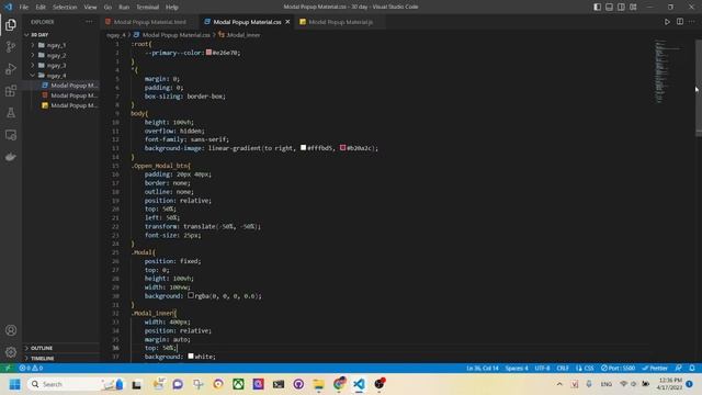 How to make Modal Popup Material html css js смотреть онлайн