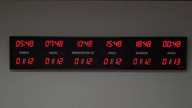 BRG Precision Product's 663M-RL - 6 Zone, Fixed Zone, Time Zone Clock смотреть онлайн