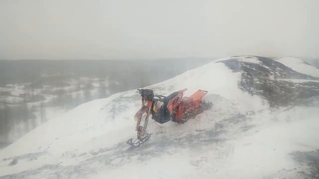 Сноубайк Evgen i Ko - репортаж с весенней горы. смотреть онлайн