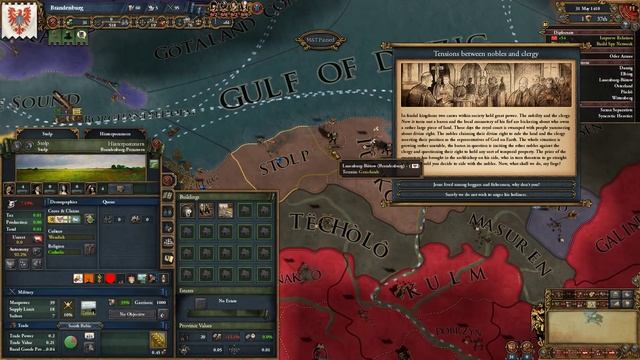 EU4 - MEIOU & Taxes - Belligerent Brandenburg – Part 16 смотреть онлайн