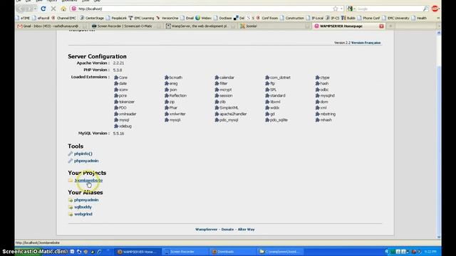 Installing WAMP Server - PHP, MySQL, Apache and finally Joomla смотреть онлайн