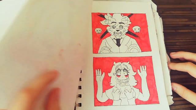 "Скелеты в моем блокноте" Обзор на мой скетчбук смотреть онлайн