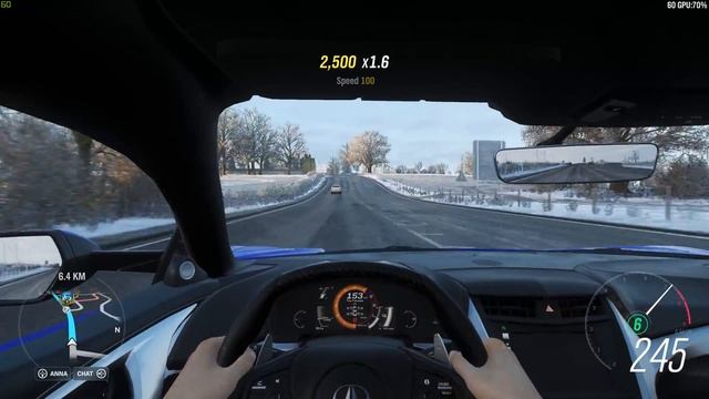 Forza Horizon 4 - 2017 Acura NSX - Car Show Speed Jump Crash Test . 1440p 60fps.