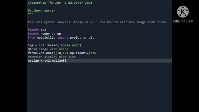 How to retrieve image from salt and pepper noise? смотреть онлайн