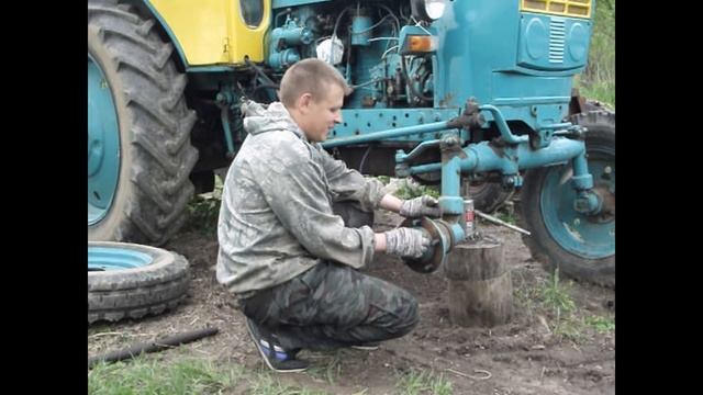 Как устранить люфт ступицы на тракторе ЮМЗ 6;МТЗ 80 смотреть онлайн