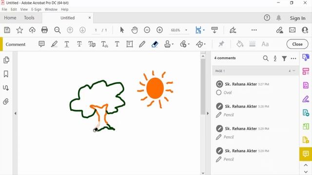 How to draw on a pdf with Adobe Acrobat Pro DC смотреть онлайн
