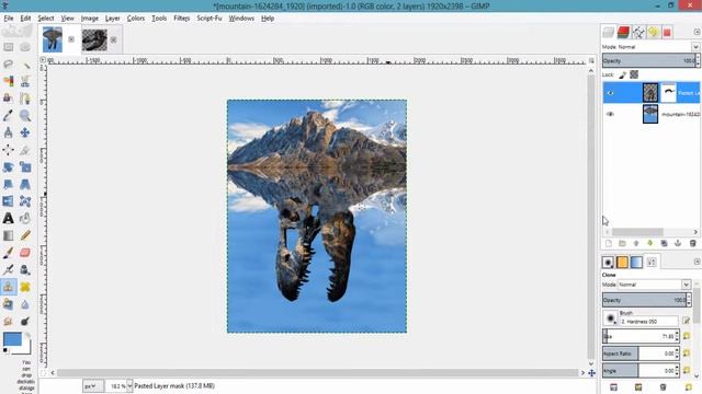 GIMP Tutorial : Dinosaur Mountain Manipulation | Photoshop Alternative | #29 смотреть онлайн